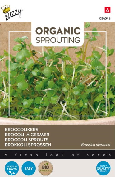 Broccolikers BIO 30 gram - spruitgroenten